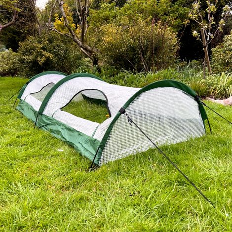GardenSkill Mini Polytunnel Greenhouse 2m Long | Garden Poly Grow Tunnel Cloche for Tomato Fruit Vegetable Herbs